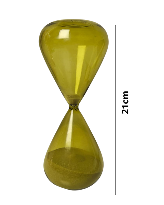Ampulheta Decorativa 30 Minutos Vidro 21cm