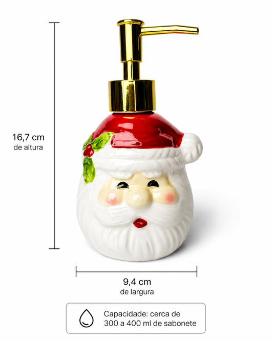 Porta Sabonete Papai Noel