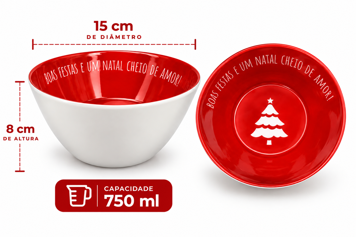Bowl Em Melamina 750 ml - 15cm D.