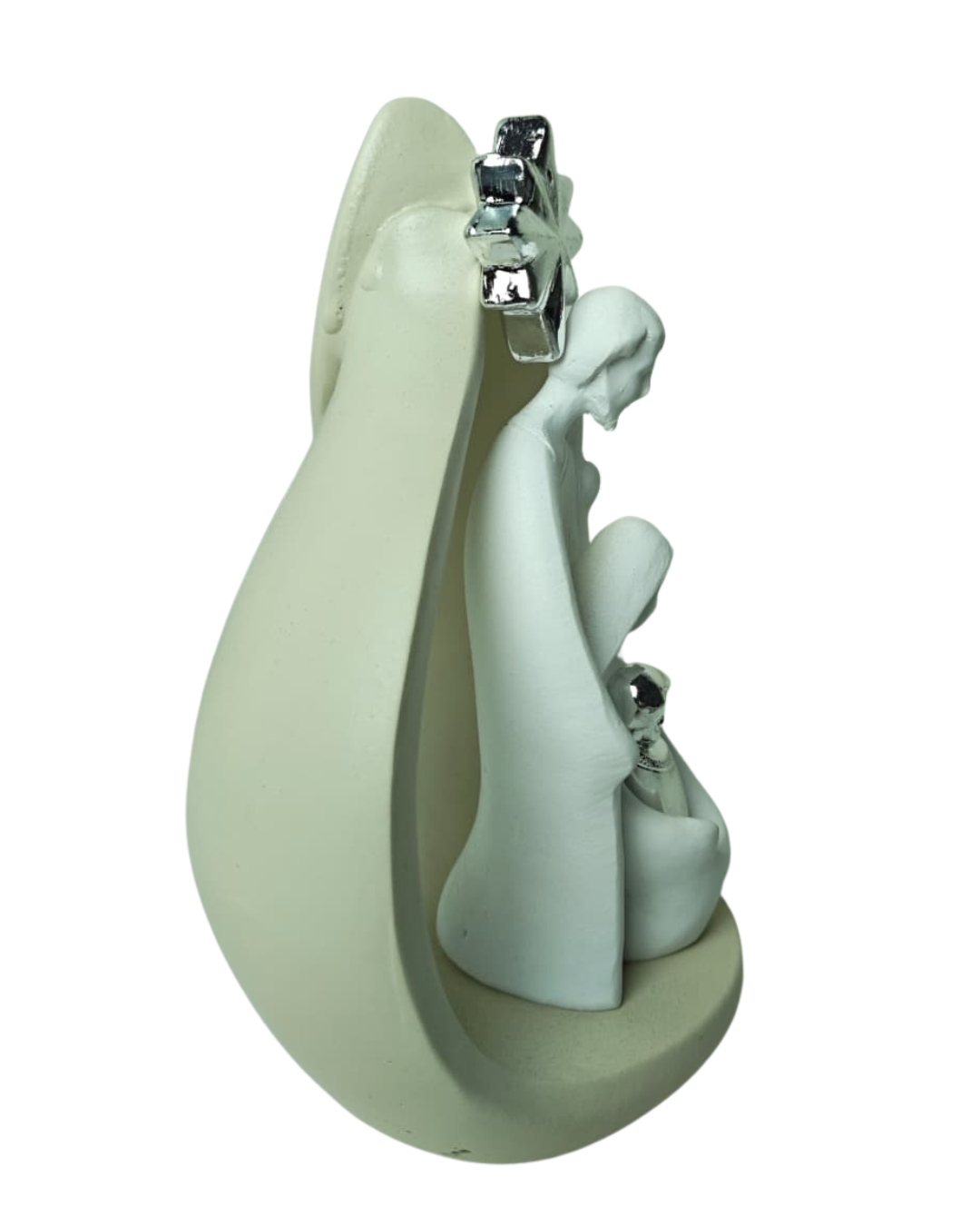Sagrada Família Decorativa 16,5cm – Presépio Moderno