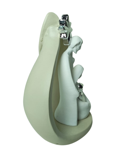 Sagrada Família Decorativa 16,5cm – Presépio Moderno