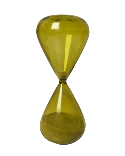 Ampulheta Decorativa 30 Minutos Vidro 21cm
