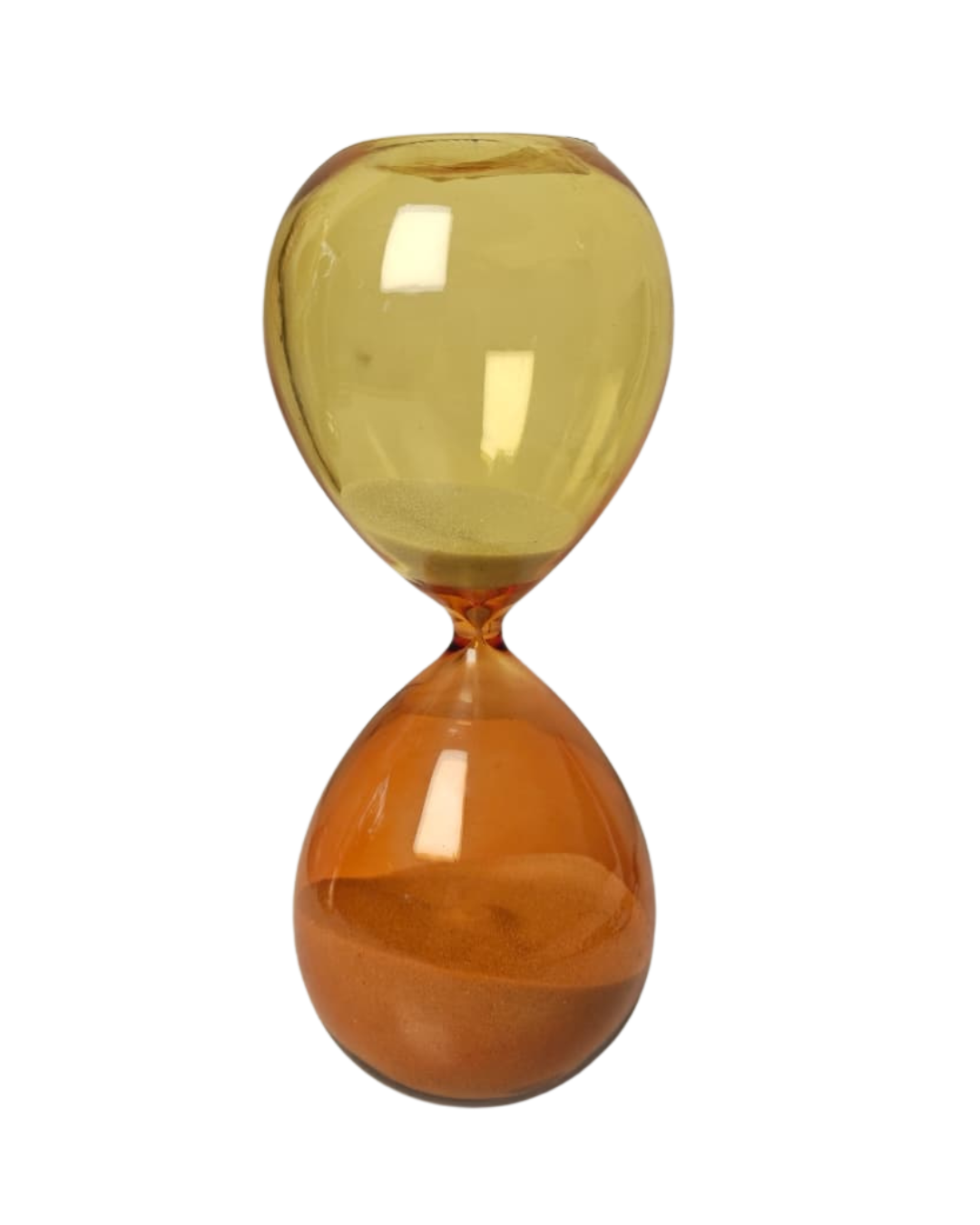 Ampulheta Decorativa 30 Minutos Vidro Colorido 21cm