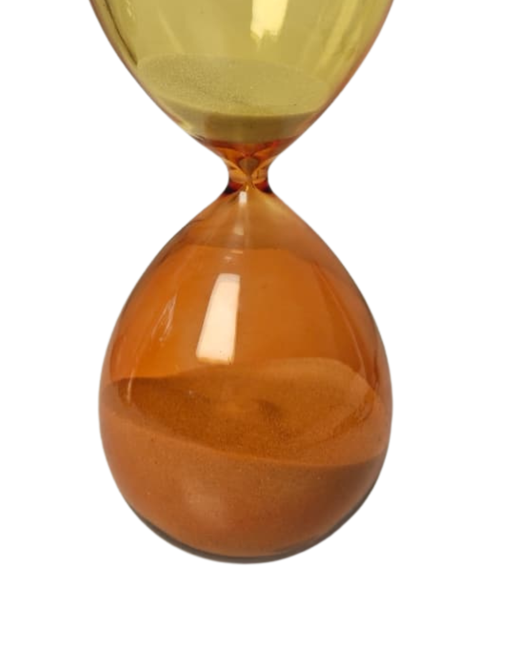 Ampulheta Decorativa 30 Minutos Vidro Colorido 21cm