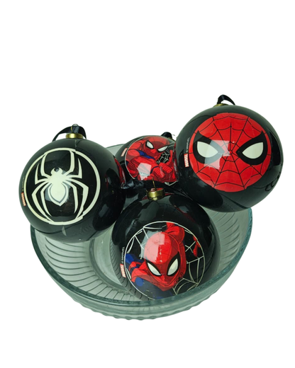 BOLA HOMEM ARANHA 8CM 4UNI