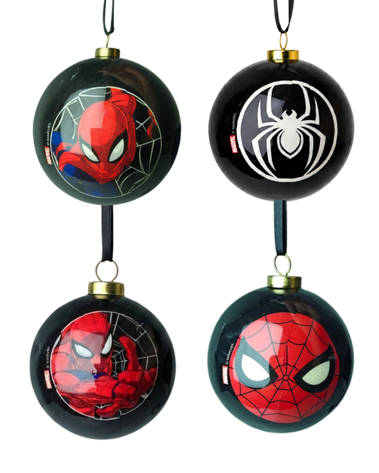 BOLA HOMEM ARANHA 8CM 4UNI