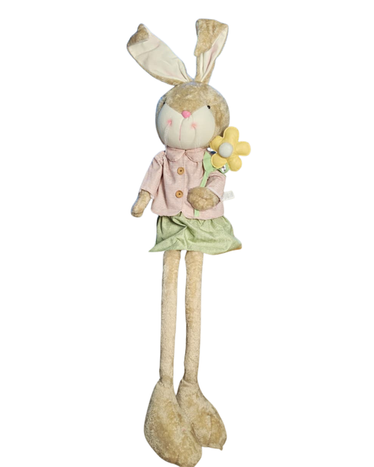 Coelho Decorativo de Páscoa 1,85m com Pernas Moles