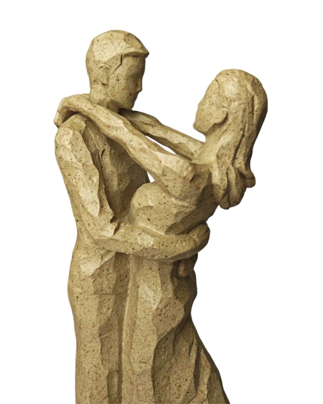 Escultura Casal Romântico em Resina 28cm Decorativa