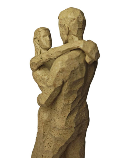 Escultura Casal Romântico em Resina 28cm Decorativa