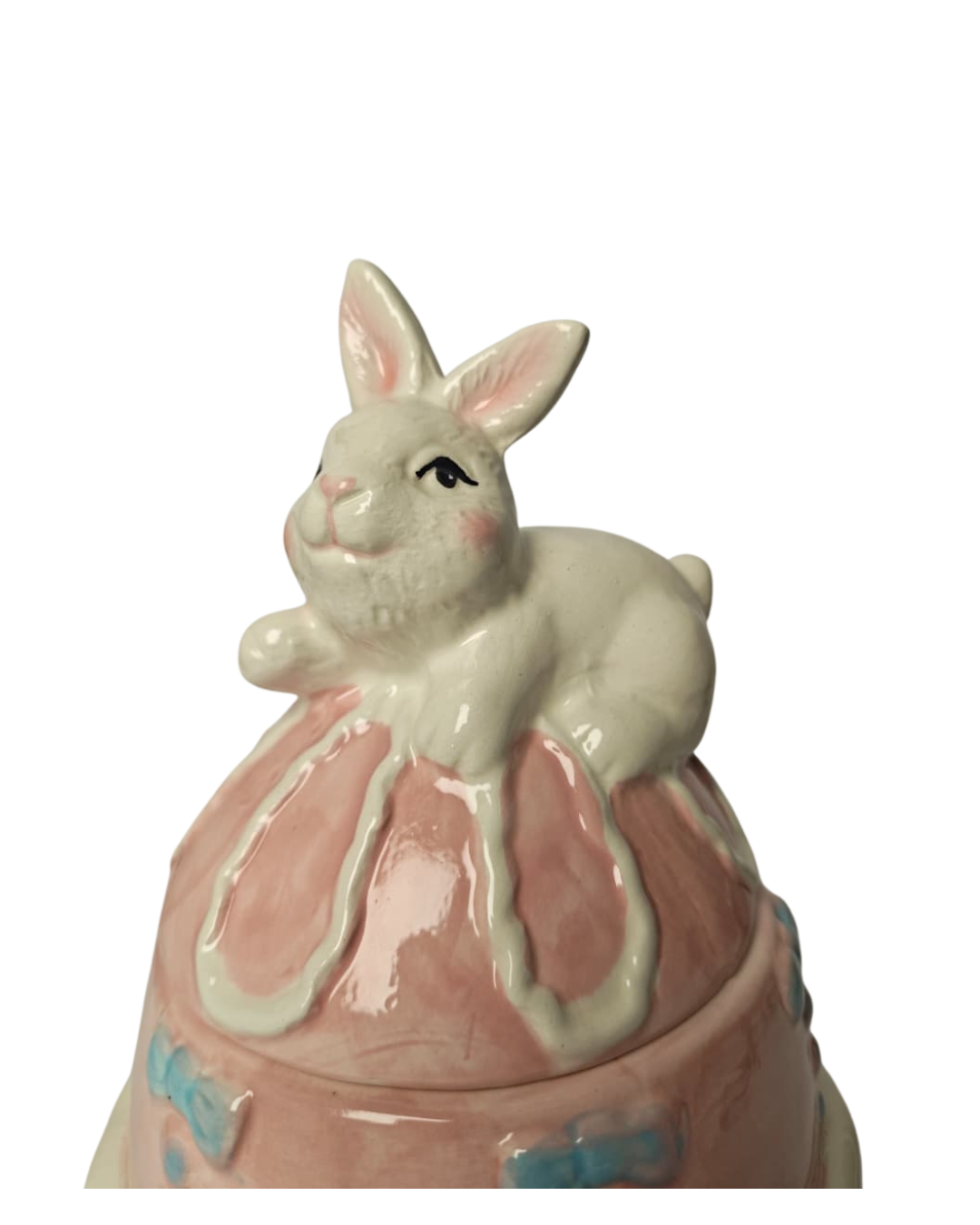 Bomboniere de Páscoa Coelho Cupcake Cores Claras
