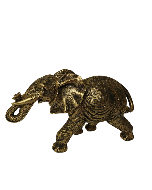 Escultura Elefante Dourado -12,5cm