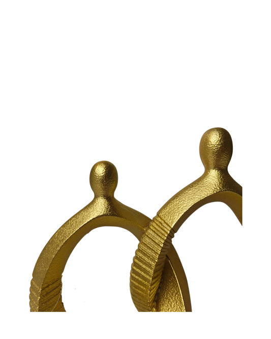 Escultura Decorativa Abstrata- 20cm
