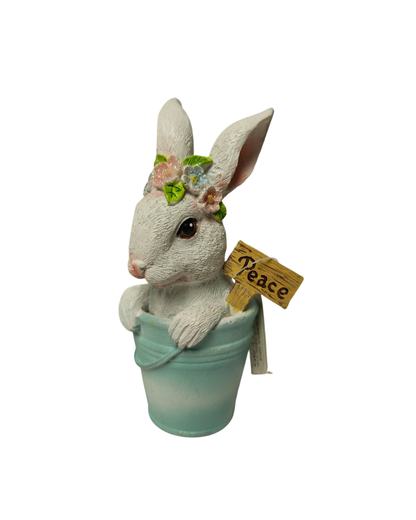 Coelho no Balde 14cm