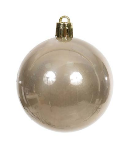 BOLA PEROLADA TUBO C/4 UND (CHAMPANHE) 10cm