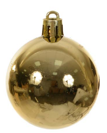 BOLA PEROLADA TUBO C/15 UND (DOURADO) 4cm