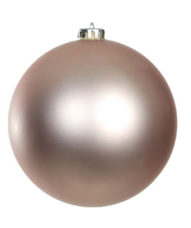 BOLA FOSCA TUBO C/4 UND (ROSE) 10cm