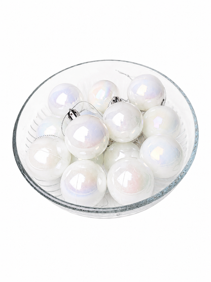BOLA PEROLADA BRANCO 4CM 15UNI