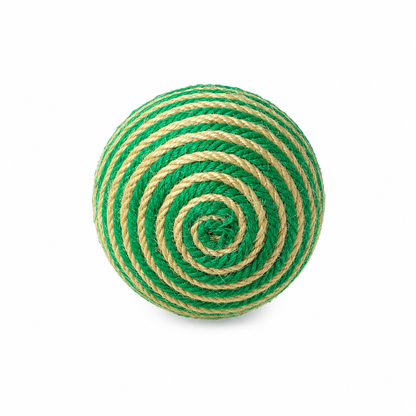 BOLA  CORDA DE CISAL C/ VERDE 8CM 1 UNI