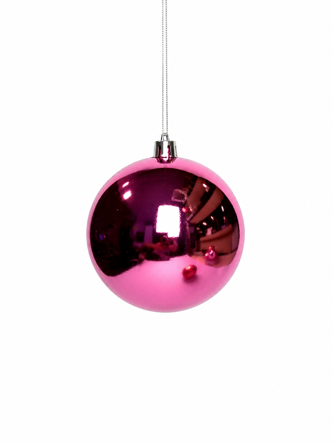 BOLA MISTA ROSA 8CM 6UNI