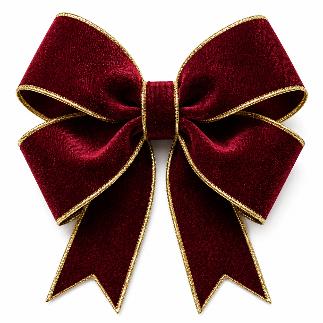 FITA ARAMADA VINHO AVELUDADA C/ GLITTER DOURADO 6.3CM X 9.14M