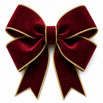FITA ARAMADA VINHO AVELUDADA C/ GLITTER DOURADO 6.3CM X 9.14M