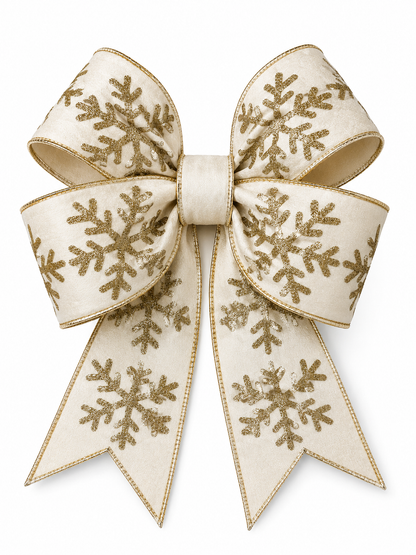 FITA ARAMADA BEGE C/ GLITTER DOURADO 10CM X 9.14M