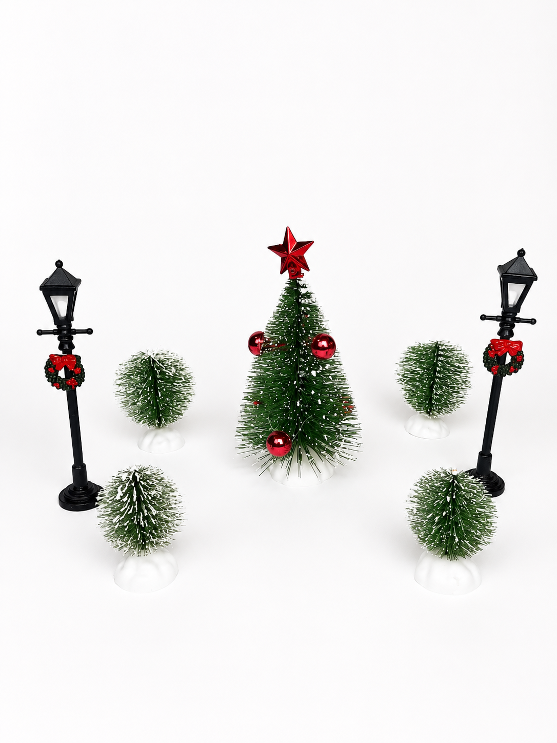 KIT DECORATIVO NATALINO C/ 7 PEÇAS