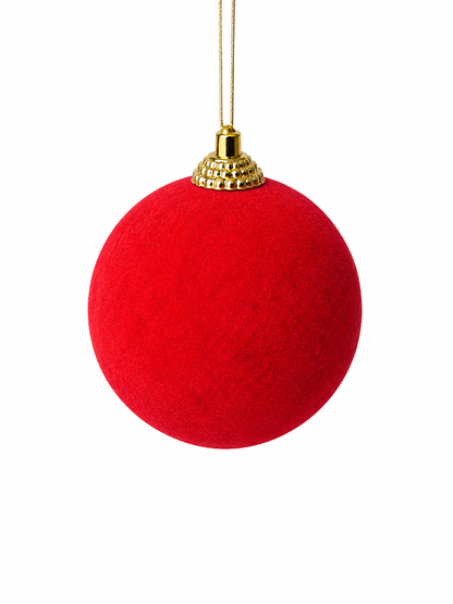 BOLA CAMURÇA VERM. 6CM 4UNI
