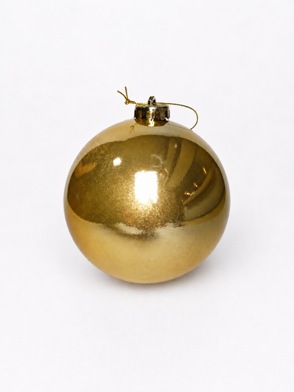 BOLA PEROLADA DOURADO 15CM 1UNI