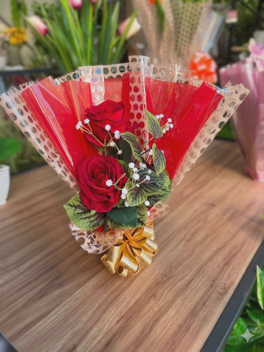 Arranjo de Rosas Vermelhas